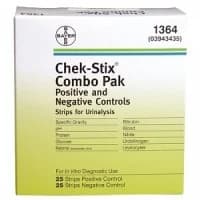 Siemens Medical #1364, STRIP, TEST, CHEK-STIX, COMBO PAK, 1 PK Image