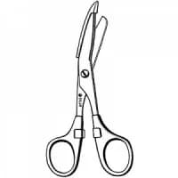 Sklar #11-1496, SCISSOR, BANDAGE, SAFETY, BLUE HANDLE, EACH Image