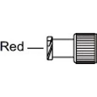 Smiths Medical #MX49101, Plug Male/Female Luer Lock Red 100/CS Image