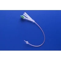 Teleflex #170003100, 100% Silicone Indwelling Catheter, 2-way, 3 mL, 10 Fr, 12", 5/CS Image