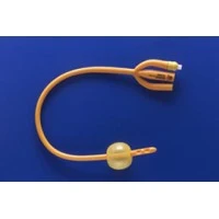 Teleflex #183405180, RUSCH Gold 3 Way Foley Catheter, 3-way, 5-15 mL, 18 Fr, 16", 10/CS Image