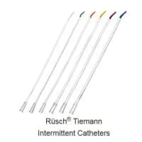 Teleflex #221800240, Rusch Siliconized Tiemann Intermittent Catheter, 24 FR, 50/BX Image