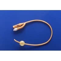 Teleflex #318114, Rusch Gold Indwelling Catheter, Puregold Tiemann Coude Foley, 10/CS Image