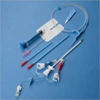 Teleflex #AK-14553, Three-Lumen Central Venous Catheter (CVC) for Femoral Vein Insertion, 5.5 Fr X 30cm, 5/CS Image