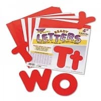 Trend Enterprises #T79902, LETTERS, CASUAL COMBO, RD, 4/ST Image