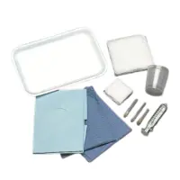 Trinity Sterile #20129, TRACH CARE KIT - Trach Brush, Saline Solution, Towel, Trach Set, Cotton Tip Applicator, 20 Per/Cs Image