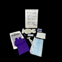 Trinity Sterile #85383, CVC TRAY - Dressing Change Label, Tegaderm, Gauze, Alcohol Swabstick, Skin Swab, Chloraprep, Tape, Towel, Mask, Nitrile Glove, 30 Per/Cs Image