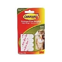 3M Business Products #373240, Strip Poster Command 1" Adhesive Damage-Free White 12/Pk Image 3M Business Products #373240, Strip Poster Command 1" Adhesive Damage-Free White 12/Pk Image