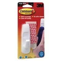 3M Business Products #757284, Hook Utility 3M Command Large White Plastic Self-Adhesive 1/Pk Image 3M Business Products #757284, Hook Utility 3M Command Large White Plastic Self-Adhesive 1/Pk Image