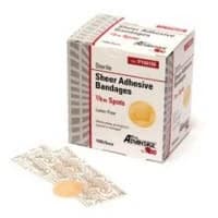 Abco Dealers #P150150, Bandage Adhesive Sheer Spot 7/8" Pro-Advantage Tan 100/Bx, 12 BX/CA Image Abco Dealers #P150150, Bandage Adhesive Sheer Spot 7/8" Pro-Advantage Tan 100/Bx, 12 BX/CA Image