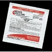 Alcavis International #09062, Dilution Bleach Wipe 1:50 Doubles 50/BX, 8 BX/CS Image Alcavis International #09062, Dilution Bleach Wipe 1:50 Doubles 50/BX, 8 BX/CS Image