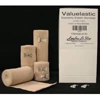 Ambra Leroy Medical #73650, Elastic Bandage Valuelastic 6"x5yd 10/BX Image Ambra Leroy Medical #73650, Elastic Bandage Valuelastic 6"x5yd 10/BX Image
