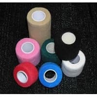 AMD Ritmed #A3061-TLF, BANDAGE, COHESIVE, 3"X5YD, TAN, LF, NON-STRL, ROLL Image AMD Ritmed #A3061-TLF, BANDAGE, COHESIVE, 3"X5YD, TAN, LF, NON-STRL, ROLL Image