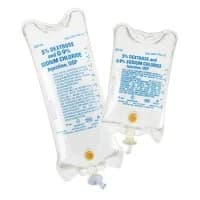 Baxter #2B1064, 5% Dextrose And 0.9% Sodium Chloride Injection USP in VIAFLEX Plastic Container, 1000 mL, 24 Per/CS Image Baxter #2B1064, 5% Dextrose And 0.9% Sodium Chloride Injection USP in VIAFLEX Plastic Container, 1000 mL, 24 Per/CS Image