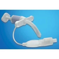 Smiths Medical #67SP045, Binova TTS cuffed neonatal with V-neck flange tracheostomy tubes, 4.5mm size, 4.5mm ID, 6.7mm OD, 42mm length Image Smiths Medical #67SP045, Binova TTS cuffed neonatal with V-neck flange tracheostomy tubes, 4.5mm size, 4.5mm ID, 6.7mm OD, 42mm length Image