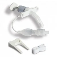 Smiths Medical #67N040, Binova TTS cuffed neonatal with V-neck flange tracheostomy tubes, 4mm size, 4mm ID, 6mm OD, 36mm length Image Smiths Medical #67N040, Binova TTS cuffed neonatal with V-neck flange tracheostomy tubes, 4mm size, 4mm ID, 6mm OD, 36mm length Image