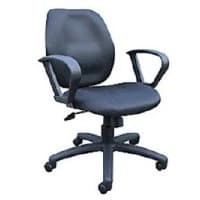 Boss Office Products #249172, Chair Task Boss Contour Back Black 5 Caster Base w/ Arms Ea Image Boss Office Products #249172, Chair Task Boss Contour Back Black 5 Caster Base w/ Arms Ea Image
