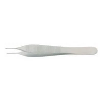 BR Surgical #BR10-17612, Forceps Dressing Adson 4-3/4" Micro Straight Serrated SS Ea Image BR Surgical #BR10-17612, Forceps Dressing Adson 4-3/4" Micro Straight Serrated SS Ea Image