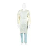 Cardinal Health #2100PG, Cover Gown, SMS, with Ties, Yellow, Universal Size, 10/pk, 10 pk/cs (Continental US Only) Image Cardinal Health #2100PG, Cover Gown, SMS, with Ties, Yellow, Universal Size, 10/pk, 10 pk/cs (Continental US Only) Image