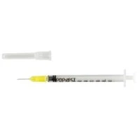 Cardinal Health #1180127012, Monoject 1 mL Tuberculin Syringe, Detachable Needle, 27 G x 1/2" (0.406 mm x 1.3 cm) Image Cardinal Health #1180127012, Monoject 1 mL Tuberculin Syringe, Detachable Needle, 27 G x 1/2" (0.406 mm x 1.3 cm) Image