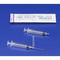 Covidien #1180600555, Syringe 6cc LL Monoject w/o Ndl Soft Pack 100/Bx, 4 BX/CA Image Covidien #1180600555, Syringe 6cc LL Monoject w/o Ndl Soft Pack 100/Bx, 4 BX/CA Image