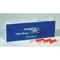 Covidien #400173, Needle 30gx1/2" Dental Monoject 3Bvl 400 XShrt Strl Hrd Pk 100/Bx, 10 BX/CA Image Covidien #400173, Needle 30gx1/2" Dental Monoject 3Bvl 400 XShrt Strl Hrd Pk 100/Bx, 10 BX/CA Image