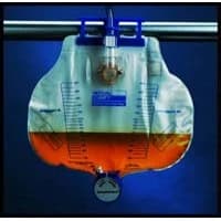 Covidien #6206, Bag Drainage Curity 2000mL Hook Bedside CSR AntiReflux LF Ea, 20 EA/CA Image Covidien #6206, Bag Drainage Curity 2000mL Hook Bedside CSR AntiReflux LF Ea, 20 EA/CA Image