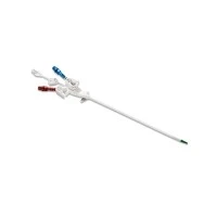 Covidien #8888345611HP, MAHURKAR High Pressure Triple Lumen Acute Dialysis Catheter, 12 Fr, 16 cm, Curved Extensions, Kit, 5/CRT Image Covidien #8888345611HP, MAHURKAR High Pressure Triple Lumen Acute Dialysis Catheter, 12 Fr, 16 cm, Curved Extensions, Kit, 5/CRT Image