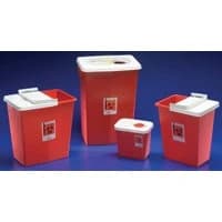 Covidien #8980, Container Sharps 8gal Pp Temporary/ Final Closure Rd ea, 10 EA/CA Image Covidien #8980, Container Sharps 8gal Pp Temporary/ Final Closure Rd ea, 10 EA/CA Image