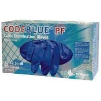 Cypress Medical #23-38, GLOVE LATEX CODEBLUE PF X-LARGE 50/BX 10BX/CA Image Cypress Medical #23-38, GLOVE LATEX CODEBLUE PF X-LARGE 50/BX 10BX/CA Image