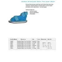 Darco International #CB04, Cast Boot Canvas Open Toe X-Large Ea Image Darco International #CB04, Cast Boot Canvas Open Toe X-Large Ea Image