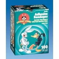 Derma Sciences #1075737, BANDAGE, ADHESIVE, BUGS & DAFFY, 3/4"X3", 1200/CS Image Derma Sciences #1075737, BANDAGE, ADHESIVE, BUGS & DAFFY, 3/4"X3", 1200/CS Image