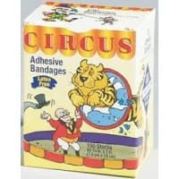 Derma Sciences #15600, BANDAGE, ADHESIVE, CIRCUS STAT, 3/4"X3", 100/BX Image Derma Sciences #15600, BANDAGE, ADHESIVE, CIRCUS STAT, 3/4"X3", 100/BX Image