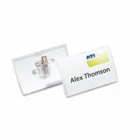 Durable Office Products #8214-19, BADGE, CLICK FLD COMBI, CLR, 25/PK Image Durable Office Products #8214-19, BADGE, CLICK FLD COMBI, CLR, 25/PK Image