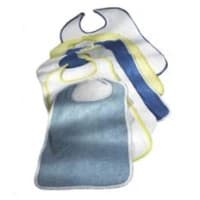Encompass #46092-214S, Bib Velcro Closure White/Blue 15x33" 12/BX Image Encompass #46092-214S, Bib Velcro Closure White/Blue 15x33" 12/BX Image