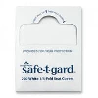 Georgia Pacific #47047, COVER, TOILET SEAT, SAFE-T-GUARD, 200/BX, 5000 EA/CS, 25 BX/CS Image Georgia Pacific #47047, COVER, TOILET SEAT, SAFE-T-GUARD, 200/BX, 5000 EA/CS, 25 BX/CS Image