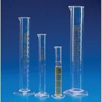 Globe Scientific #601574, GRADUATED CYLINDER, PMP (TPX), MOLDED GR, 12/CS Image Globe Scientific #601574, GRADUATED CYLINDER, PMP (TPX), MOLDED GR, 12/CS Image
