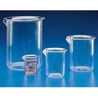 Globe Scientific #601723-1, Beaker 250mL Polymethylpentene Clear Blue Graduations Ea Image Globe Scientific #601723-1, Beaker 250mL Polymethylpentene Clear Blue Graduations Ea Image