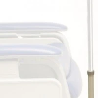 Graham-Field #5782RG, Bracket Aluminum f/ Lumex Bed Chair IV Pole Ea Image Graham-Field #5782RG, Bracket Aluminum f/ Lumex Bed Chair IV Pole Ea Image