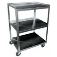 Ideal Medical #MC321L4, Cart 3-Shelf 4-Lock Casters SS 16x21x30 Ea Image Ideal Medical #MC321L4, Cart 3-Shelf 4-Lock Casters SS 16x21x30 Ea Image