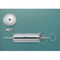 Integra #19-382, Syringe Ear 3oz Tapered/ Bulbous Tip w/o Shield Chrome Ea Image Integra #19-382, Syringe Ear 3oz Tapered/ Bulbous Tip w/o Shield Chrome Ea Image