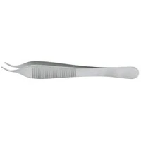 Integra #6-120A, Forceps Tissue Adson 4-3/4" 1x2 Teeth Angled Delicate SS Ea Image Integra #6-120A, Forceps Tissue Adson 4-3/4" 1x2 Teeth Angled Delicate SS Ea Image