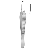 Integra #MH6-121, Forceps Tissue MH Adson 4-3/4" 1x2 Teeth Dlct Serr SS Ea Image Integra #MH6-121, Forceps Tissue MH Adson 4-3/4" 1x2 Teeth Dlct Serr SS Ea Image