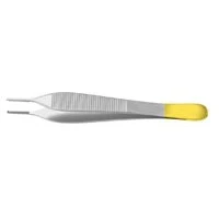 Integra #PM-2503, Forceps Tissue Horton Adson 4-3/4" 1x2 Teeth Plat Strt Serr TC Ea Image Integra #PM-2503, Forceps Tissue Horton Adson 4-3/4" 1x2 Teeth Plat Strt Serr TC Ea Image