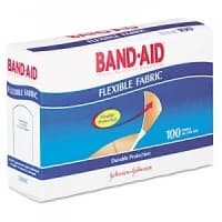 Johnson & Johnson #004444, BANDAGE, ADHESIVE, STRIP, FLEX FAB, STRL, 1X3, 100/BX Image Johnson & Johnson #004444, BANDAGE, ADHESIVE, STRIP, FLEX FAB, STRL, 1X3, 100/BX Image