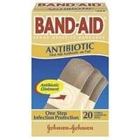 Johnson & Johnson #100557000, Bandage Adhesive Strip Asst Sz Band-Aid Plus Antibiotic 20/Bx, 24 BX/CA Image Johnson & Johnson #100557000, Bandage Adhesive Strip Asst Sz Band-Aid Plus Antibiotic 20/Bx, 24 BX/CA Image