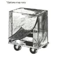Maybeck Co #99-400-2, Cover Cart 18x48x70" Nylon Velcro Closure Blue Ea Image Maybeck Co #99-400-2, Cover Cart 18x48x70" Nylon Velcro Closure Blue Ea Image