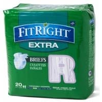 Medline #FITEXTRARG, FitRight Extra Briefs, Regular, 40" - 50" (102 cm - 127 cm), 80 EA/CS Image Medline #FITEXTRARG, FitRight Extra Briefs, Regular, 40" - 50" (102 cm - 127 cm), 80 EA/CS Image