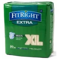 Medline #FITEXTRAXLG, FitRight Extra Briefs, X-LARGE, 59" - 66" (150 cm - 168 cm), 80 EA/CS Image Medline #FITEXTRAXLG, FitRight Extra Briefs, X-LARGE, 59" - 66" (150 cm - 168 cm), 80 EA/CS Image