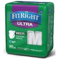 Medline #FITULTRAMD, FitRight Ultra Briefs Heavy Absorbency, Medium 32" - 42" (81 CM - 107 CM), 80 EA/CS Image Medline #FITULTRAMD, FitRight Ultra Briefs Heavy Absorbency, Medium 32" - 42" (81 CM - 107 CM), 80 EA/CS Image